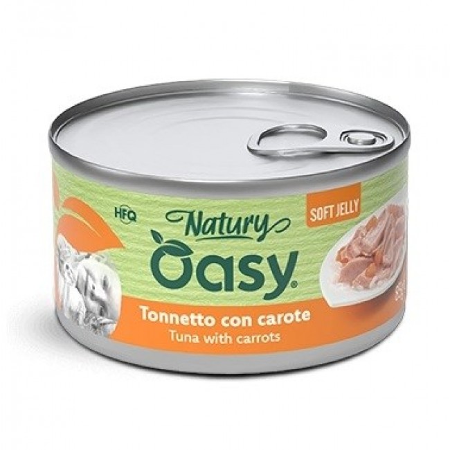 OASY Natury Soft Jelly Tuna with carrots - wet cat food - 150g