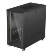 Lanberg FF01-6222-12B rack cabinet 22U Freestanding rack Black Lanberg FF01-6222-12B rack cabinet 22U Freestanding rack Black