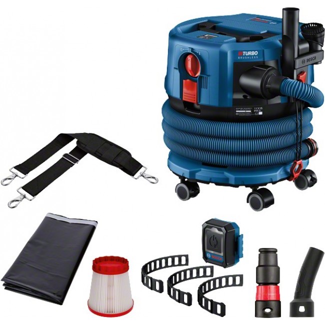 Bosch GAS 18V-12 MC Professional 12 L Cylinder vacuum Dry&wet Combi