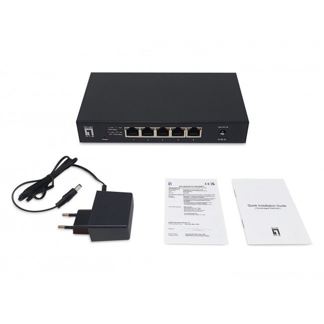 LevelOne 5-Port Unmanaged 2.5-Gigabit Ethernet Switch