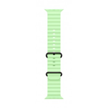 Apple Black Titanium Finish Band Green Fluoroelastomer, Titanium
