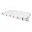 Digitus Fiber Optic Sliding Splice Box, 1U, Equipped, LC, OM4 Digitus Fiber Optic Sliding Splice Box, 1U, Equipped, LC, OM4