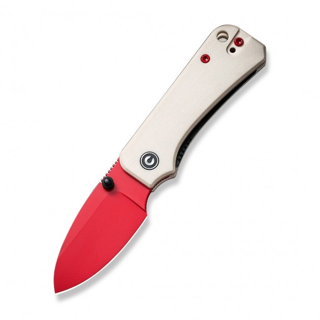 Knife CIVIVI Baby Banter Ivory G10 Red Knife CIVIVI Baby Banter Ivory G10 Red