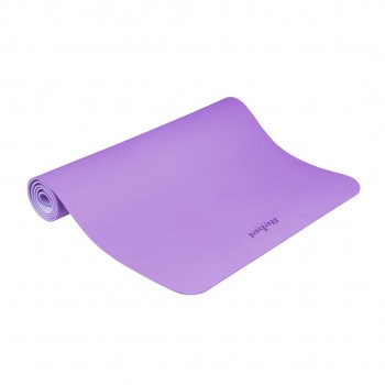 Mata gimnastyczna do wicze joga, pilates, fitness, 200x90cm, grubo 1cm, materia TPE, fioletowa, REBEL ACTIVE