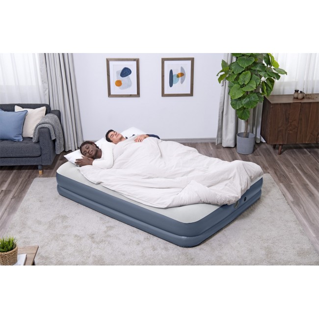 Bestway Tritech Air Mattress Queen with Rechargeable Pump 2.03 m x 1.52 m x 36 cm