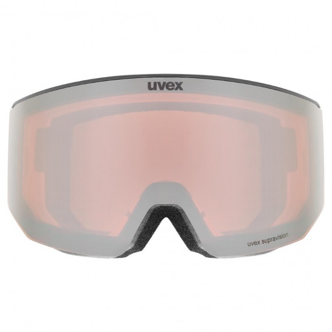 Uvex 5506651030 winter sport goggles Mirror Unisex White Cylindrical(flat) lens