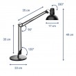 MAUL MAULstudy table lamp E27 6.4 W LED D Black MAUL MAULstudy table lamp E27 6.4 W LED D Black