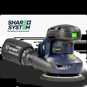 W04301 WUBER 125mm cordless orbital sander