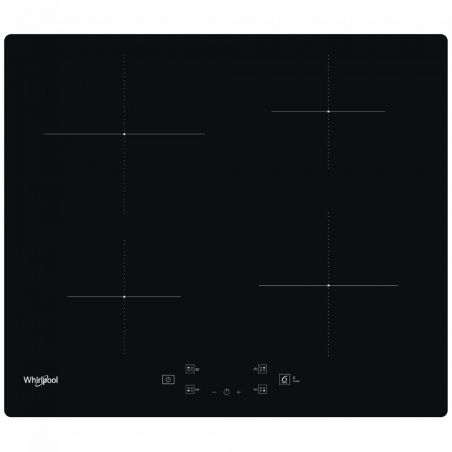 Whirlpool WS Q2160 NE Black Built-in 59 cm Zone induction hob 4 zone(s)