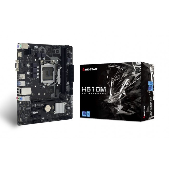Biostar H510MHP 2.0 motherboard Intel H510 LGA 1200 (Socket H5) micro ATX Biostar H510MHP 2.0 motherboard Intel H510 LGA 1200 (Socket H5) micro ATX