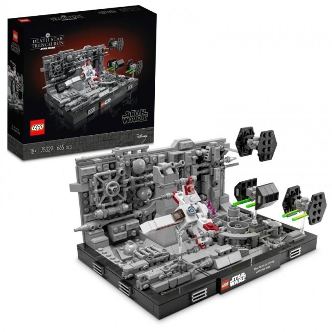 LEGO STAR WARS 75329 DIORAMA: DEATH STAR TRENCH RUN LEGO STAR WARS 75329 DIORAMA: DEATH STAR TRENCH RUN