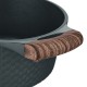 Resto Kitchenware Ran 2.4 L Round Black, Wood Resto Kitchenware Ran 2.4 L Round Black, Wood