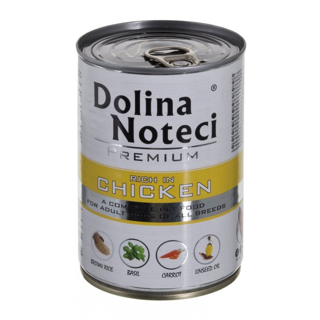 DOLINA NOTECI Premium Rich in chicken - Wet dog food - 400 g DOLINA NOTECI Premium Rich in chicken - Wet dog food - 400 g