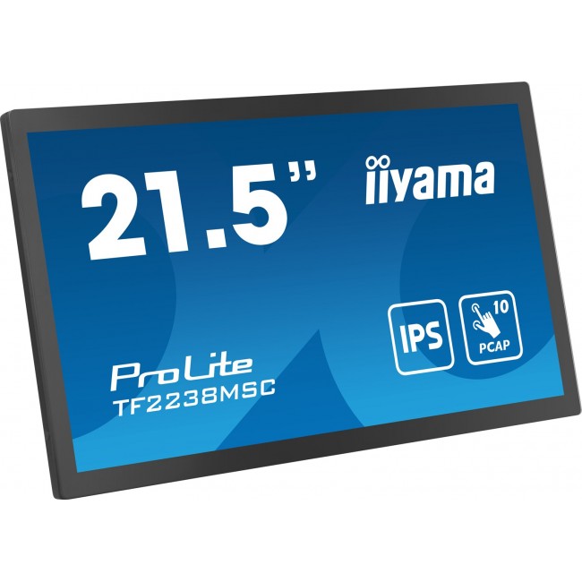 iiyama 21.5 10pt Optical Bonded PCAP Open Frame Touch monitor with IPS panel technology, edge-to-edge glass design, anti-fingerprint coating and metal housing iiyama 21.5 10pt Optical Bonded PCAP Open Frame Touch monitor with IPS panel technology, edge-to-edge glass design, anti-fingerprint coating and metal housing