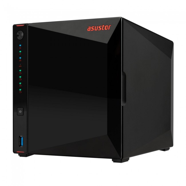 Asustor AS5404T NAS/storage server Intel Celeron N5105 4 GB DDR4 0 TB ADM Black