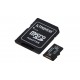 Kingston Technology 16GB microSDHC Industrial C10 A1 pSLC Card + SD Adapter