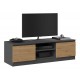Topeshop RTV 120 ANTR/ARTIS TV stand/entertainment centre 2 shelves