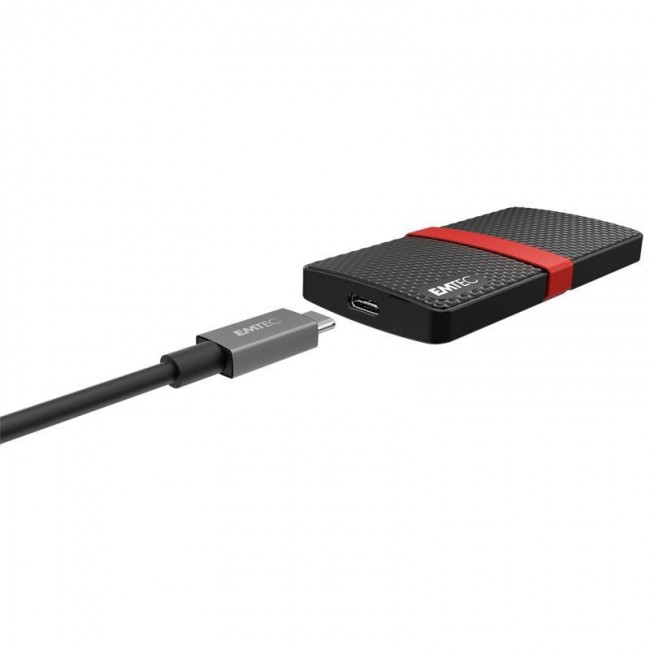 Emtec X200 2 TB USB Type-C 3.2 Gen 1 (3.1 Gen 1) Black