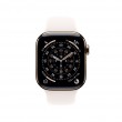 Apple Watch Series 11 GPS + Cellular 46mm Gold Titanium Case with Light Blush Sport Band - M/L