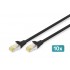 Digitus CAT 6A S/FTP patch cable, 10 pieces