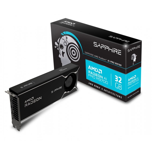 Sapphire AMD RADEON AI PRO R9700 32 GB GDDR6 Sapphire AMD RADEON AI PRO R9700 32 GB GDDR6