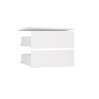 OPENO 2SZ Drawer Unit, 2 Drawers, WHITE, for the Wardrobe, for the Bedroom