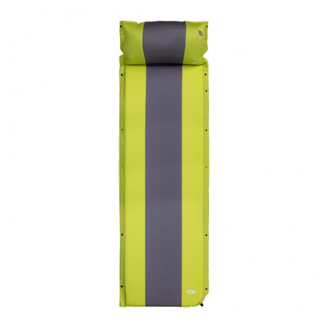 NILS CAMP self-inflating mat with cushion NC4349 Green-grey NILS CAMP self-inflating mat with cushion NC4349 Green-grey