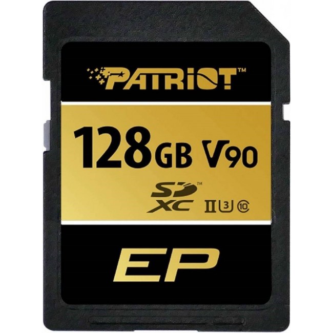 Patriot SDXC 128GB EP V90 UHS-II U3 Patriot SDXC 128GB EP V90 UHS-II U3