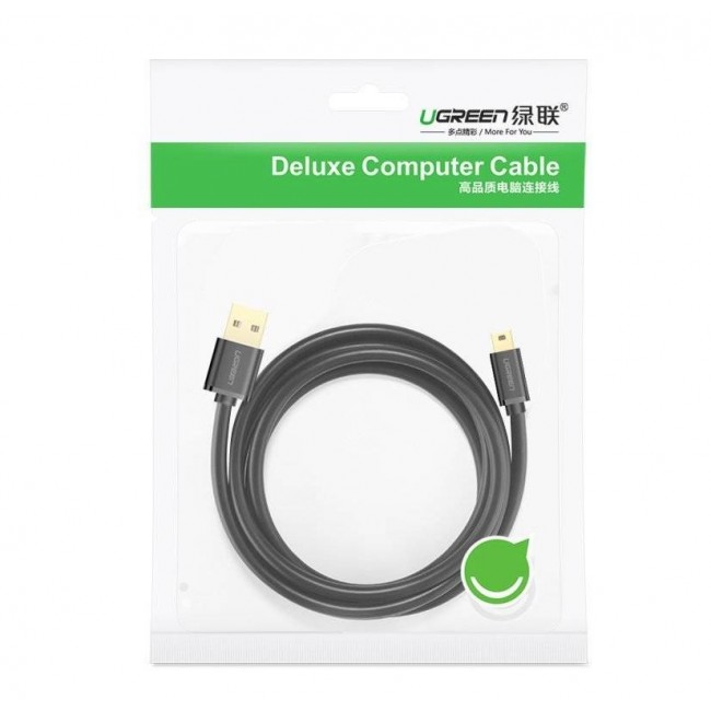 Ugreen USB cable - mini USB 480 Mbps 1,5m (black)