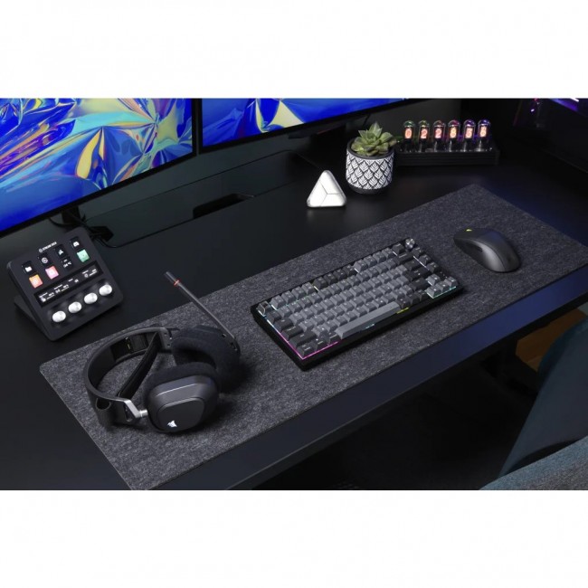 Corsair Gaming K65 Plus Wireless 75% RGB Gaming Keyboard, MLX RED - Black, Grey Corsair Gaming K65 Plus Wireless 75% RGB Gaming Keyboard, MLX RED - Black, Grey