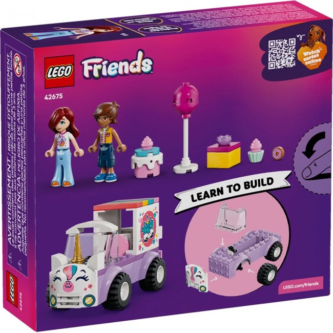 LEGO FRIENDS 42675 Unicorn Cake Delivery Car