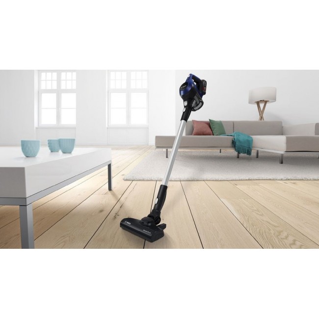 Bosch Serie 6 BBS611MAT stick vacuum/electric broom 2-in-1 stick vacuum Battery Dry Bagless 0.3 L Blue 2.5 Ah Bosch Serie 6 BBS611MAT stick vacuum/electric broom 2-in-1 stick vacuum Battery Dry Bagless 0.3 L Blue 2.5 Ah
