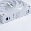 White wireless Lian Li UNI FAN 3-pack fan, 120mm