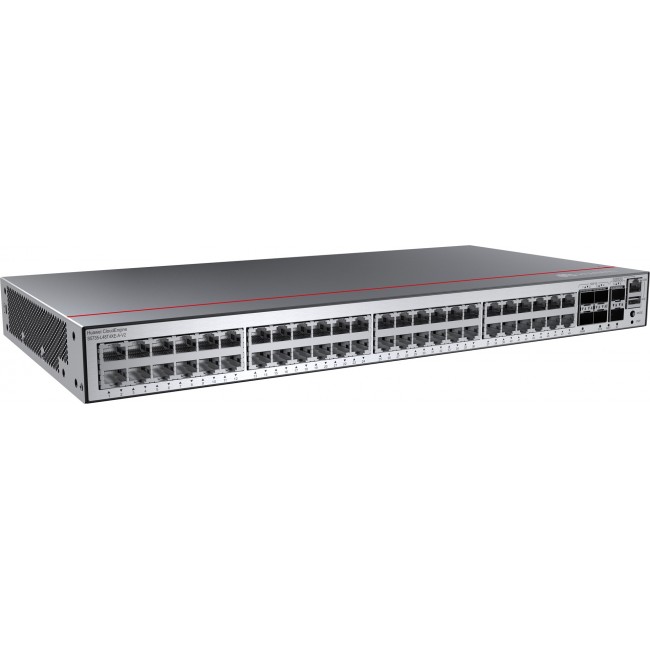 Huawei CloudEngine S5735-L48T4XE-A-V2 Managed L3 Gigabit Ethernet (10/100/1000) 1U Black, Silver Huawei CloudEngine S5735-L48T4XE-A-V2 Managed L3 Gigabit Ethernet (10/100/1000) 1U Black, Silver