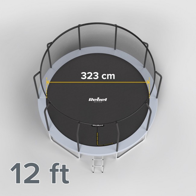 REBEL ACTIVE TRAMPOLINE PRO 12FT/366CM REBEL ACTIVE TRAMPOLINE PRO 12FT/366CM
