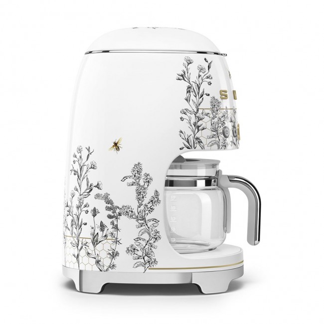 Smeg 50's Style Drip Filter Coffee Machine DCF02WHEU White