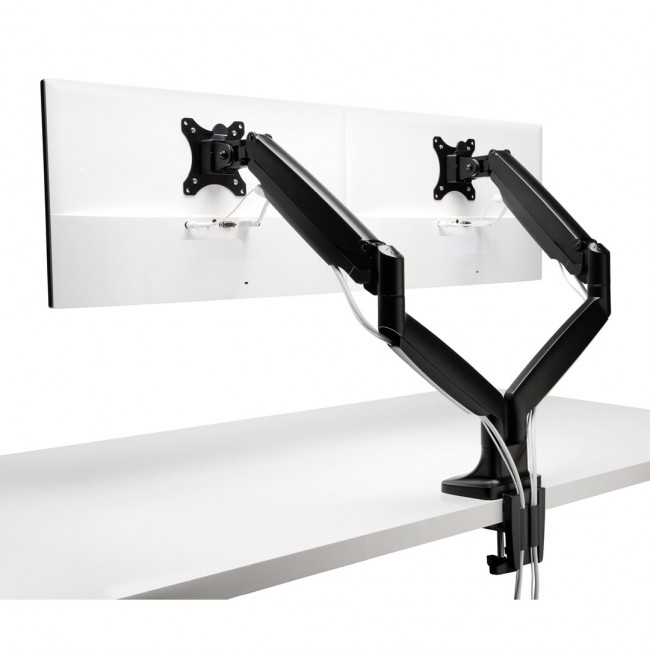 Kensington SmartFit One-Touch Height-Adjustable Dual Monitor Arm Kensington SmartFit One-Touch Height-Adjustable Dual Monitor Arm