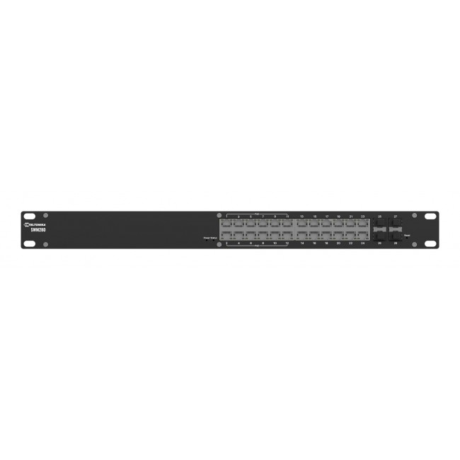 Teltonika SWM280 network switch Managed L2+ Gigabit Ethernet (10/100/1000) Power over Ethernet (PoE) Black
