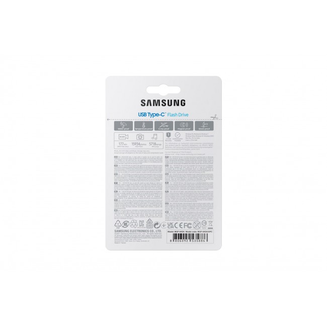 Samsung MUF-64DA USB flash drive 64 GB USB Type-C 3.2 Gen 1 (3.1 Gen 1) Blue