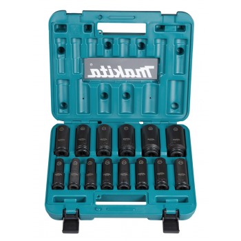 Makita E-16586 impact socket Impact socket set Black, Green