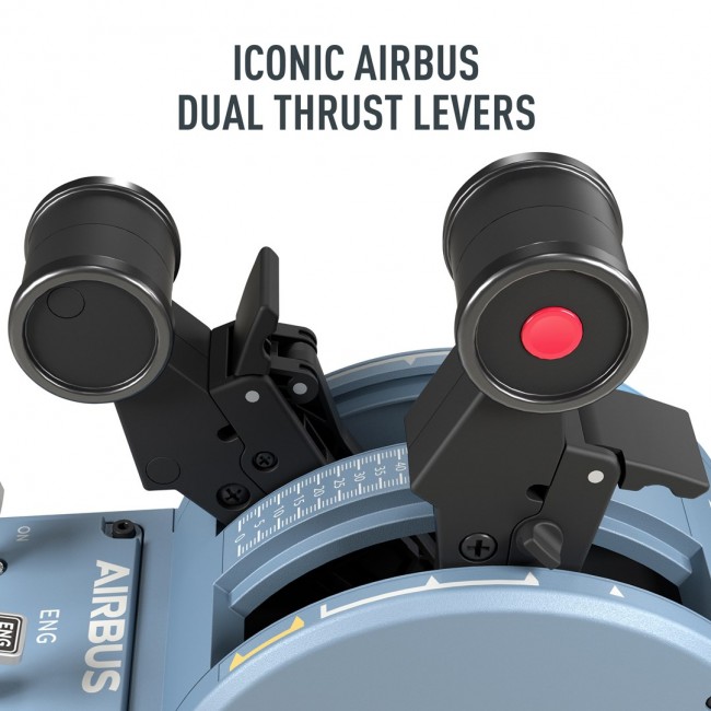 Thrustmaster TCA Quadrant Airbus Edition Black, Blue USB Flight Sim Analogue / Digital PC