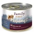 FAMILY FIRST Small Breeds Turkey, rabbit, pear - Wet dog food - 200 g