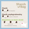 STARCHBAG BIO compostable poop bags black 1x15 pcs