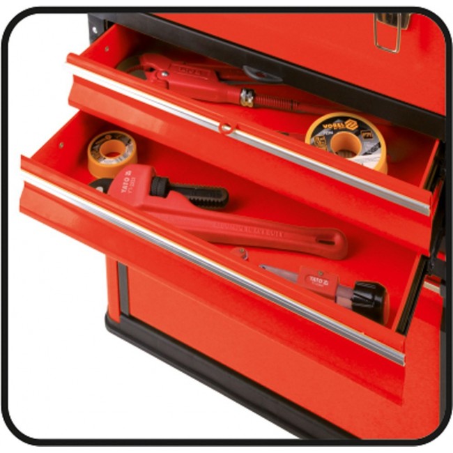 Yato YT-09107 small parts/tool box Metal Black, Red Yato YT-09107 small parts/tool box Metal Black, Red