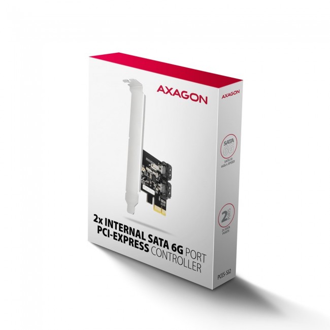 Axagon PCES-SJ2 interface cards/adapter Internal SATA Axagon PCES-SJ2 interface cards/adapter Internal SATA