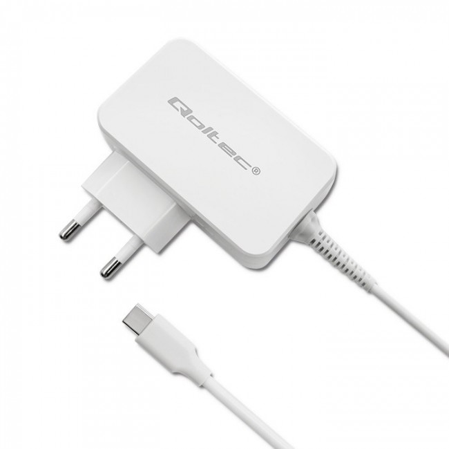 Qoltec 51039 power adapter/inverter Indoor 65 W White Qoltec 51039 power adapter/inverter Indoor 65 W White