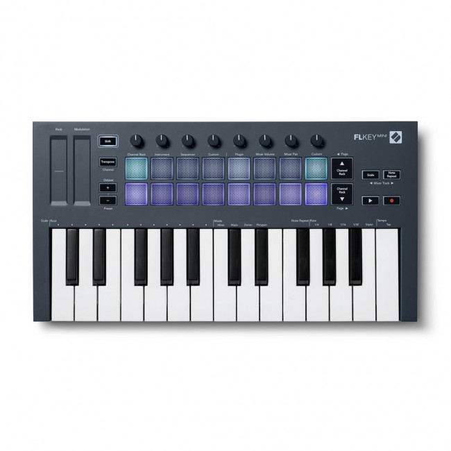 Novation FLKEY Mini - MIDI keyboard dedicated to FL Studio software, 25 keys.