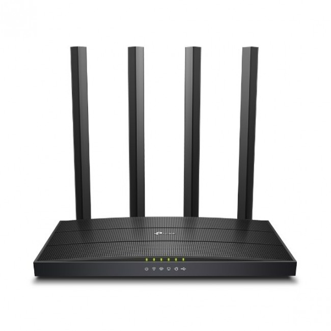 TP-Link Archer C6U wireless router Gigabit Ethernet Dual-band (2.4 GHz / 5 GHz) Black TP-Link Archer C6U wireless router Gigabit Ethernet Dual-band (2.4 GHz / 5 GHz) Black