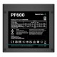 DeepCool PF600 power supply unit 600 W 20+4 pin ATX ATX Black