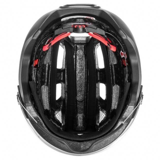 UVEX Finale visor bike helmet 56 61 cm, black matt